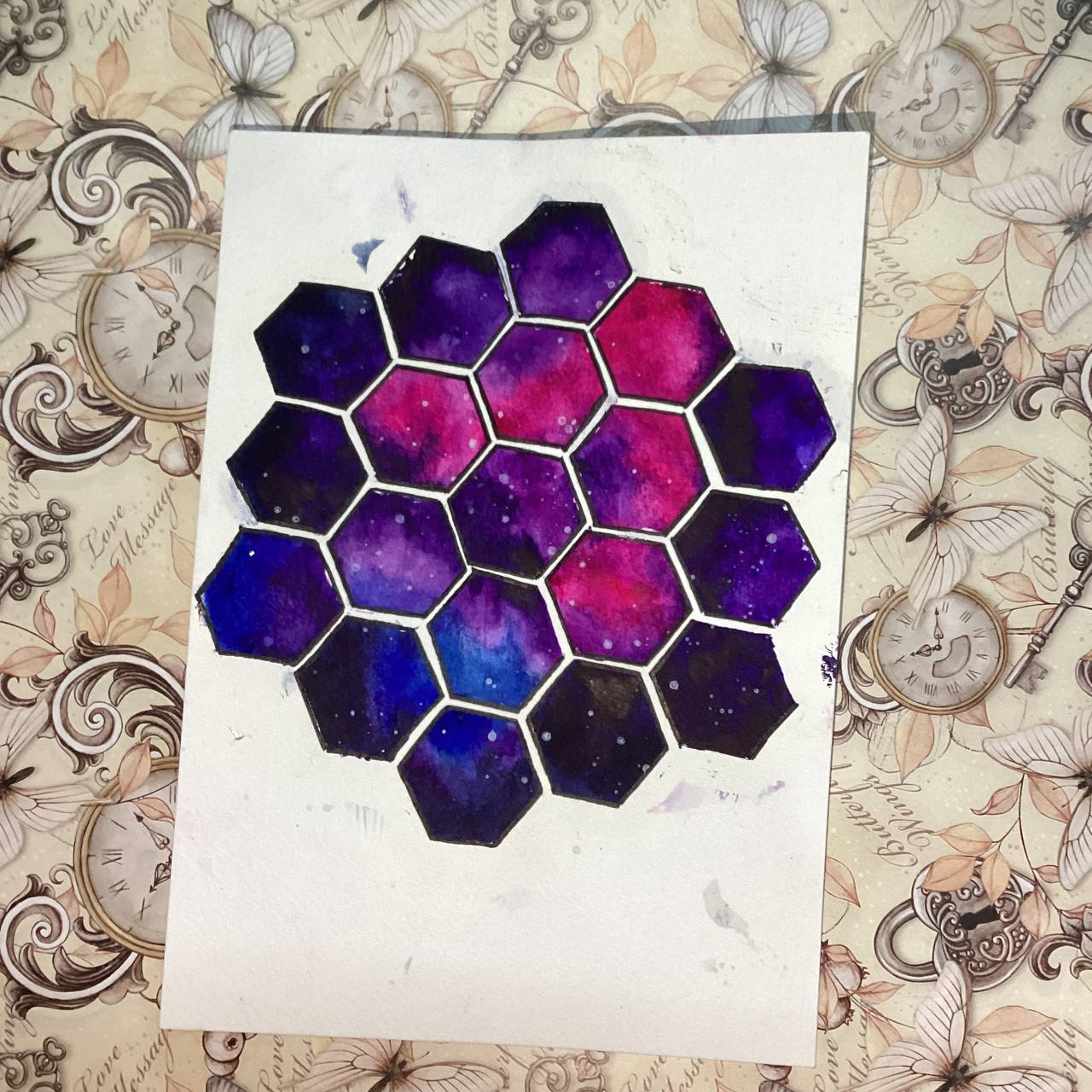 NASA James Webb Telescope Galaxy Painting